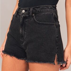 Black Denim Women's Shorts